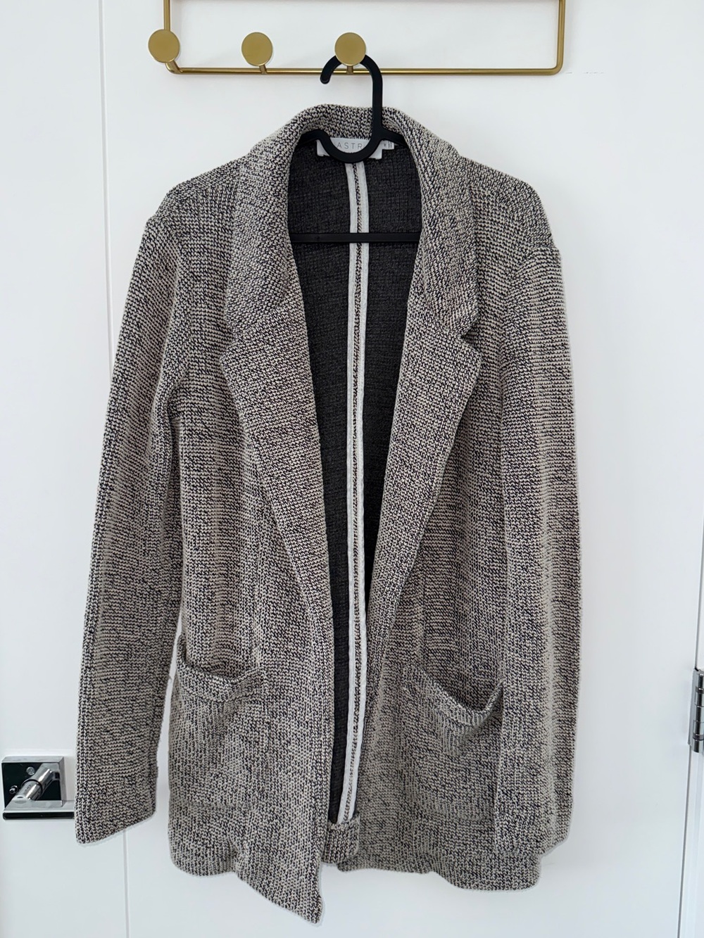 ASTR THE LABEL | Long Tweed Knit Blazer